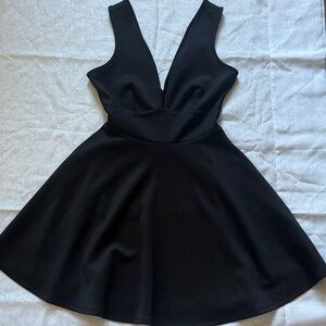 Forever 21 Black Backless Dress